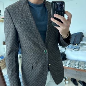 Etro Brown Patterned Blazer